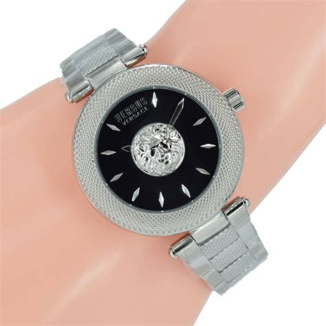 versus versace uhr damen silber|versace crystal watch.